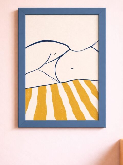 Poster – Sun Stripes (A4 + Ram)