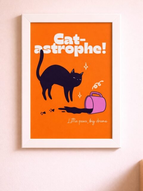 Poster – Cat-astrophe! (A4 + Ram)